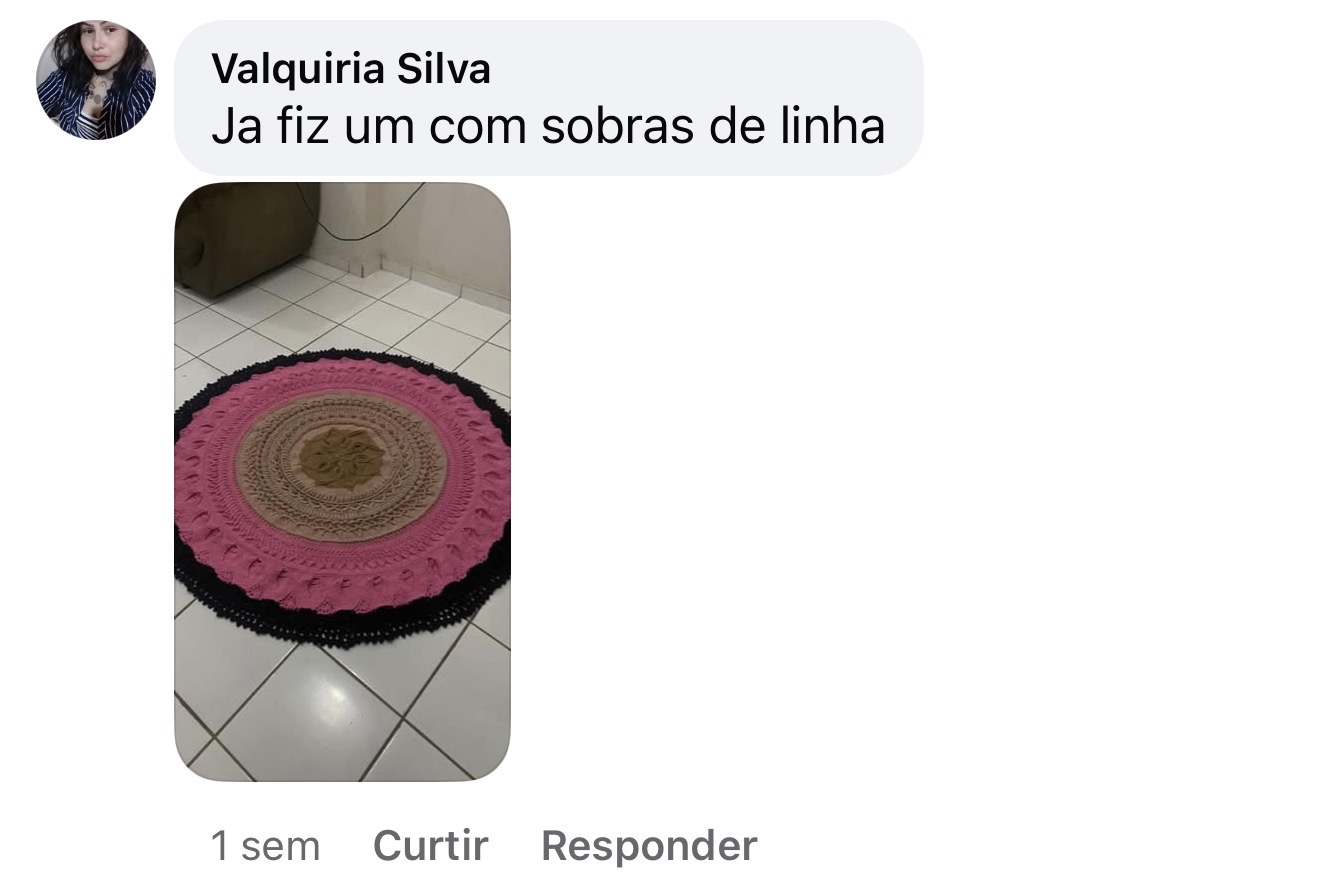 Comentário de aluna