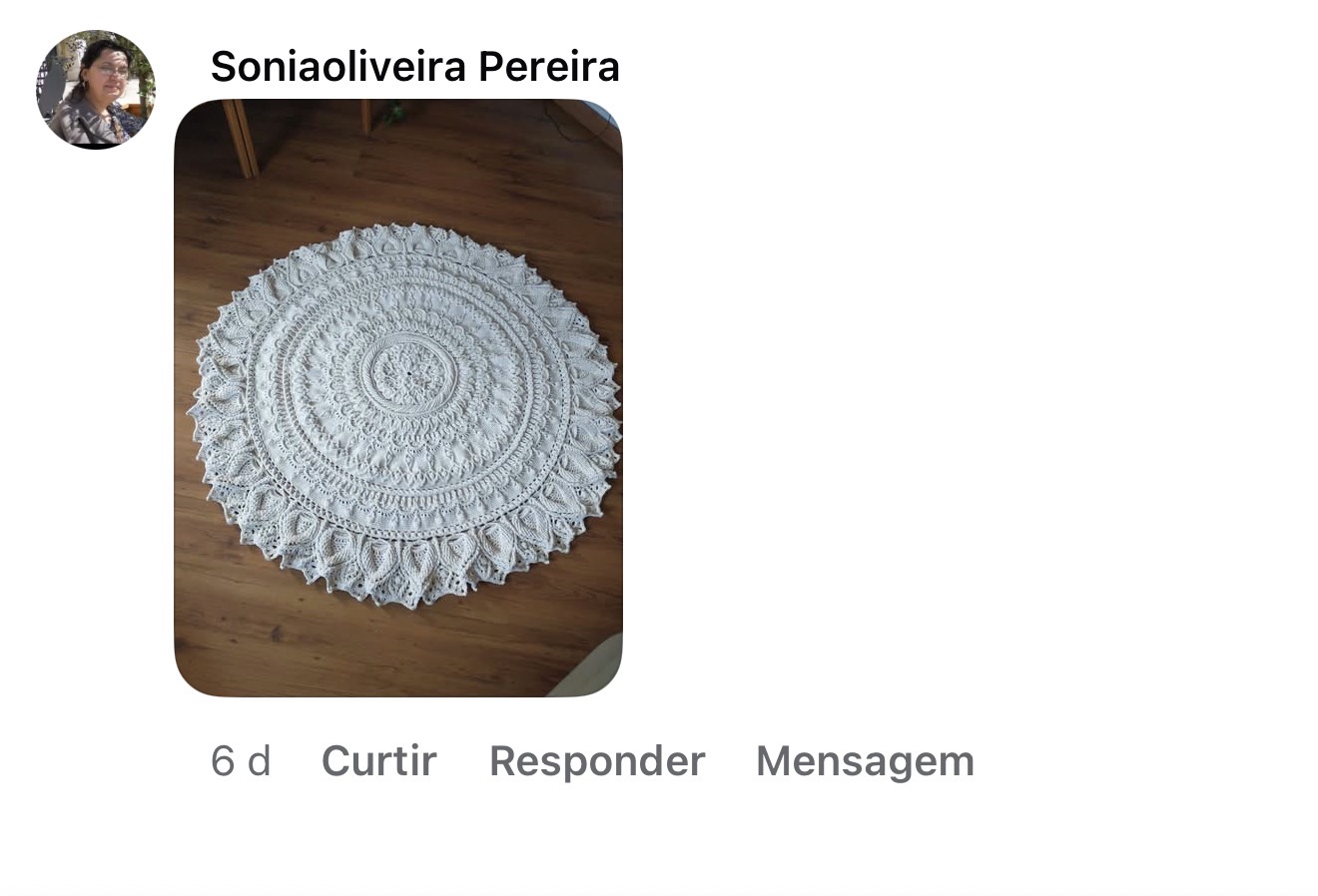 Comentário de aluna