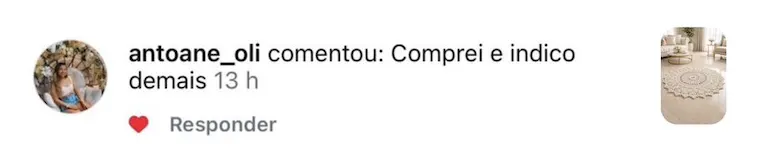 Comentário de aluna 1