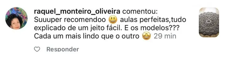 Comentário de aluna 2