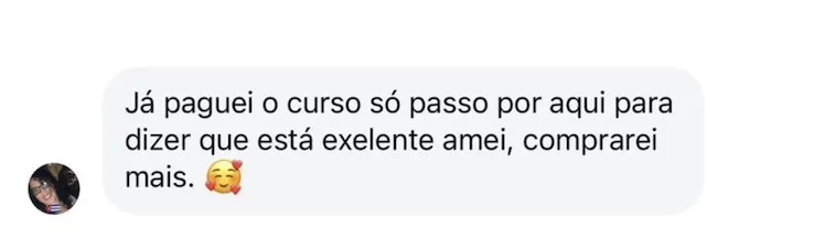 Comentário de aluna 3