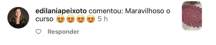 Comentário de aluna 7